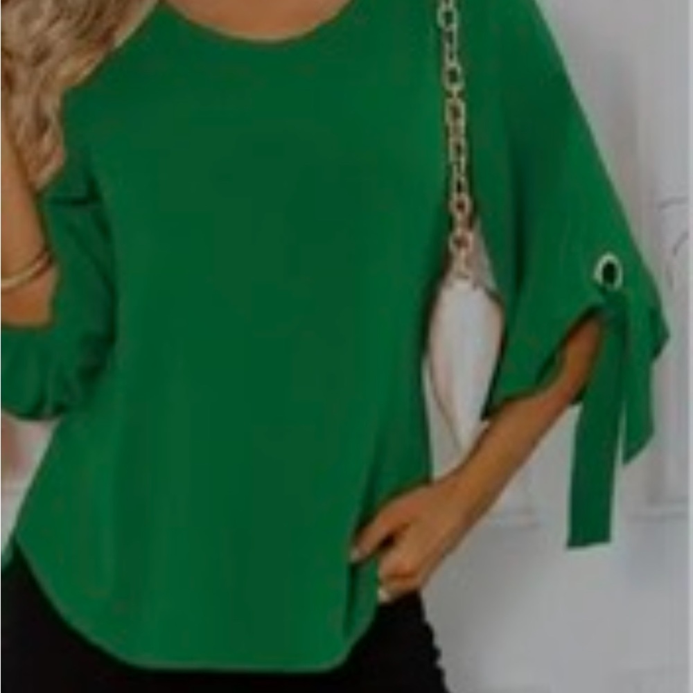 Elegant Green Women's Top